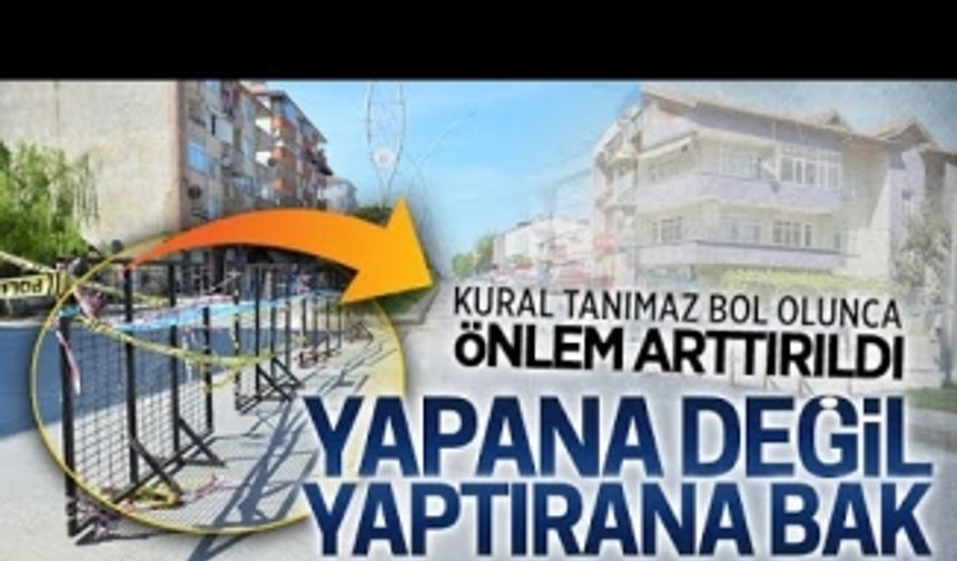 Kural tanımaz sürücülere bariyerli önlem