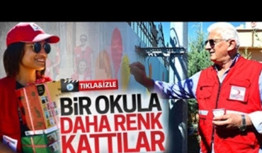 Türk Kızılay Karasu, bir okula daha renk kattı