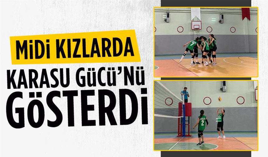 Karasu Gücüspor ve Adaspor filenin yıldızlı olmak için mücadele verdi