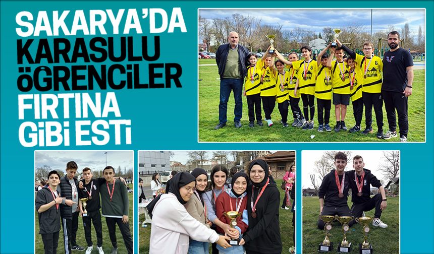 Oryantiring branşında Karasulu öğrencilerden derece