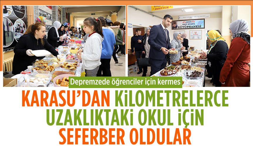 Namık Kemal İHO’dan depremzede öğrenciler için kermes
