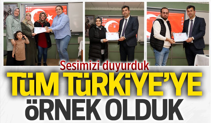 Bülbül’den Kardeş Okul Projesi’ne destek olanlara teşekkür belgesi