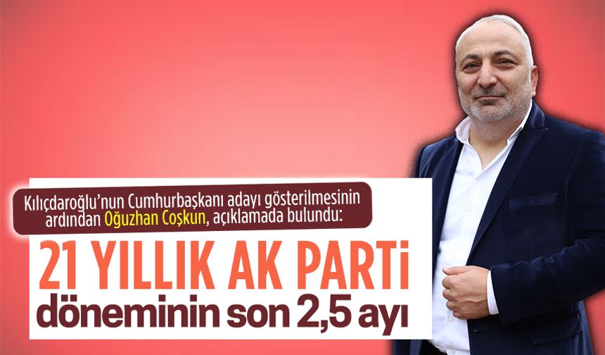 Başkan Coşkun: Yeni bir döneme gireceğiz