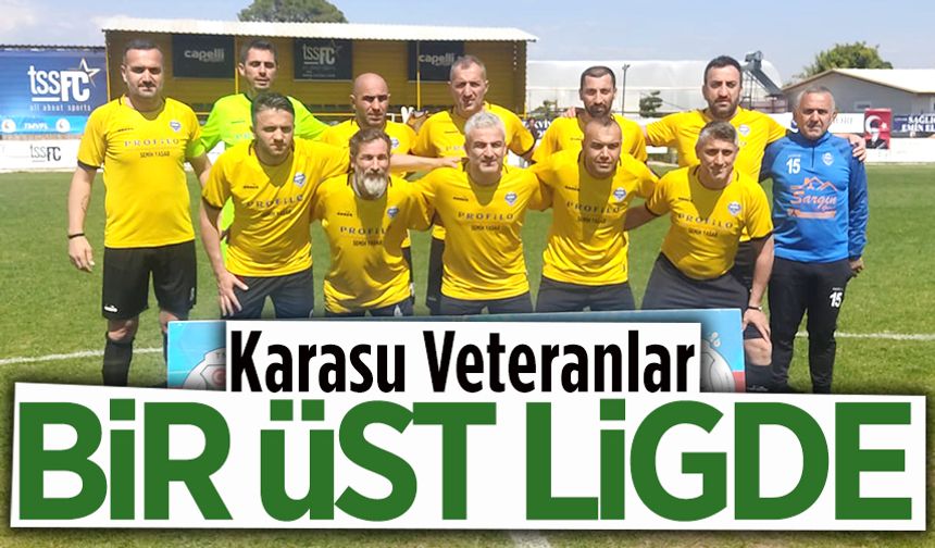 Karasu Veteranlar bir üst gruba yükseldi