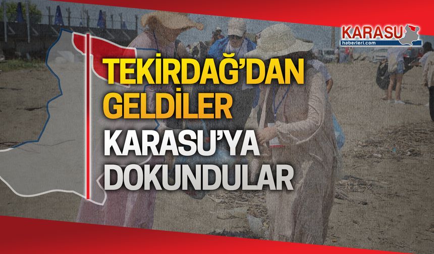 40 gönüllü Karasu'da çevre temizliği yaptı