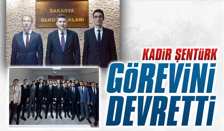 Kadir Şentürk, il başkanlığı görevini devretti