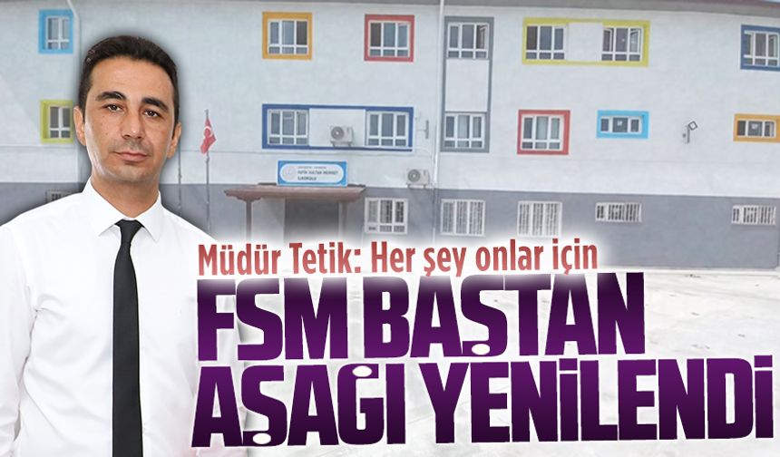 Fatih Sultan Mehmet İlkokulu’nda tüm çalışmalar tamamlandı