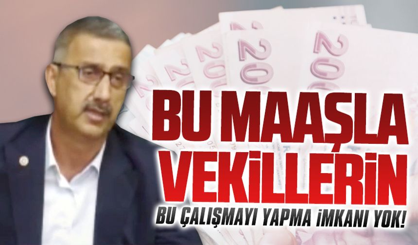 Vekil özgür olmalı diyen Bayraktar, maaşlarının yetersizliğinden yakındı