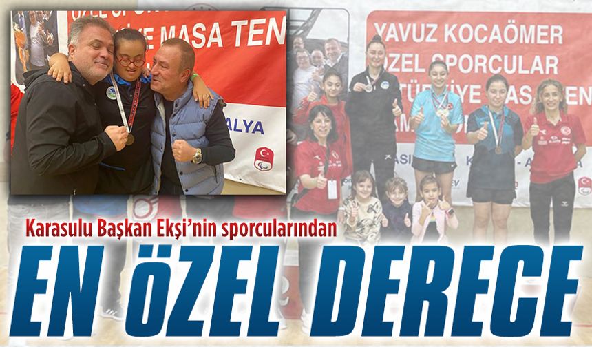 Masa tenisinin özel sporcuları damga vurdu