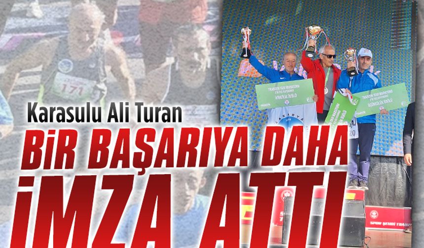 Karasulu Ali Turan, Trabzon’dan ikincilik ile döndü