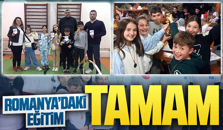 Manavpınarlı öğrenciler Romanya’daki eğitimlerini tamamladı