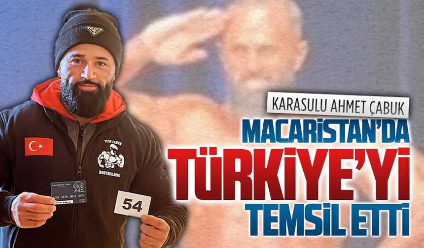Karasulu gurbetçi Ahmet Çabuk’tan dünya şampiyonluğu
