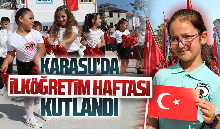 Karasu’da İlköğretim Haftası kutlandı