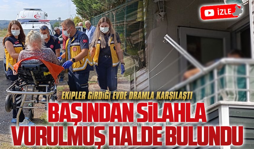 Balkonda başından vurulmuş halde bulundu