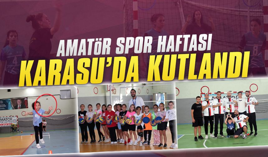 Amatör Spor Haftası, Karasu’da kutlandı