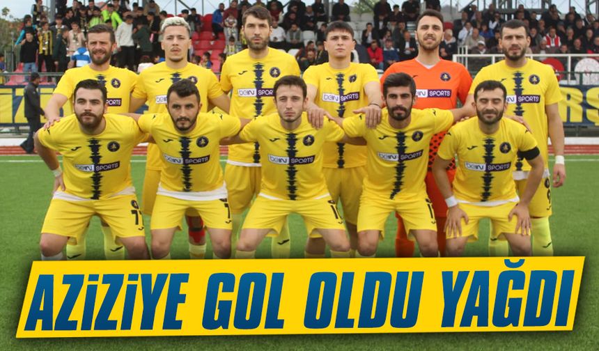 Aziziye gol oldu yağdı