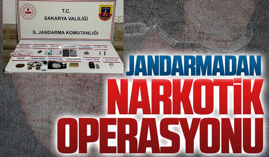 Jandarmadan narkotik operasyonu