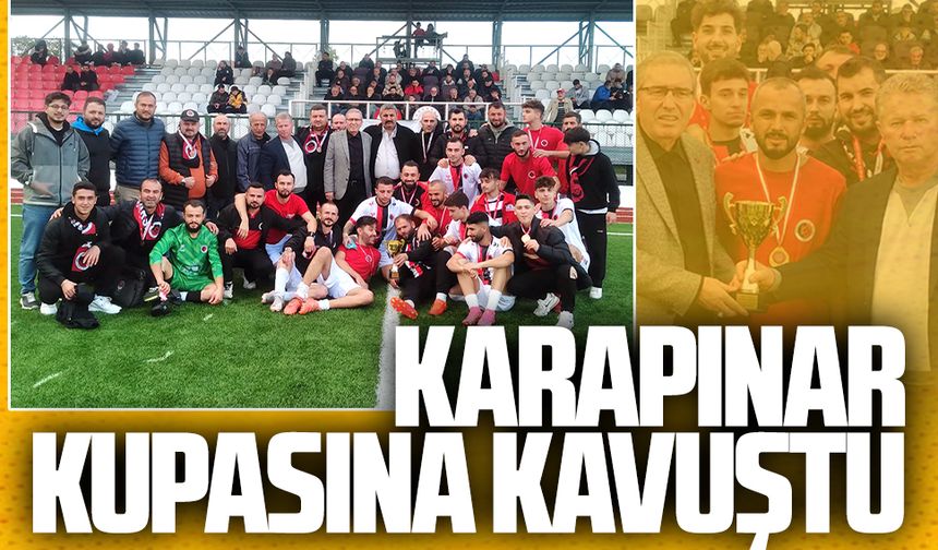 Karapınar kupasına kavuştu