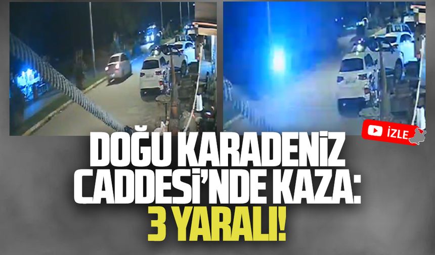 Karasu Doğu Karadeniz Caddesi’nde kaza: 3 yaralı