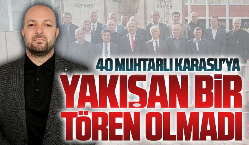 Başkan Karakaş, Muhtar Günü programına davet edilmediklerini söyledi