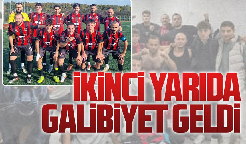 İkinci yarıda galibiyet geldi