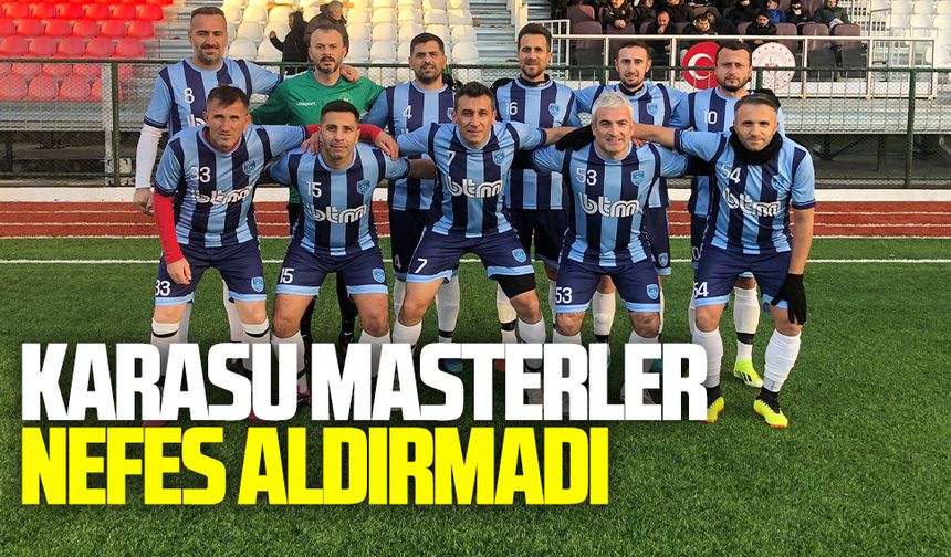 Karasu Masterler, nefes aldırmadı