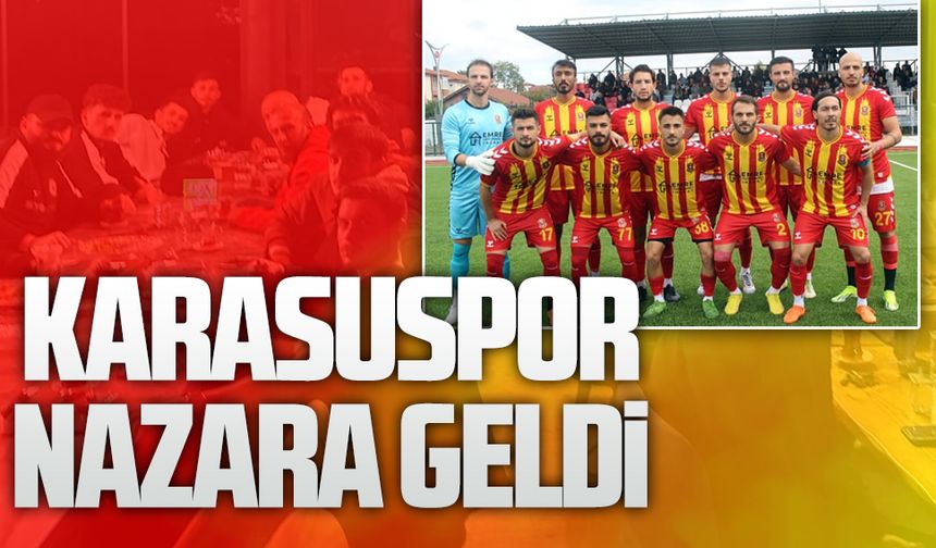 Karasuspor nazara geldi