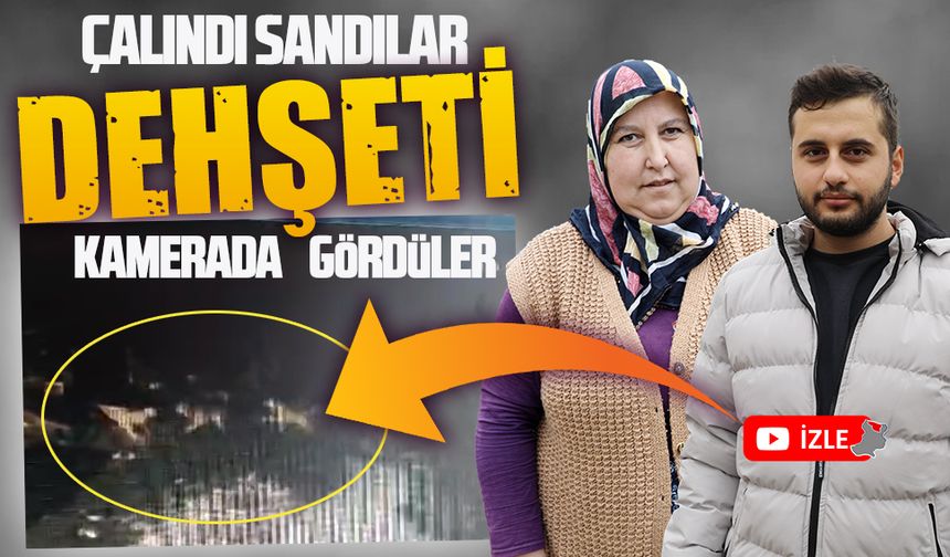 Çalındı sandılar, dehşeti kamerada fark ettiler