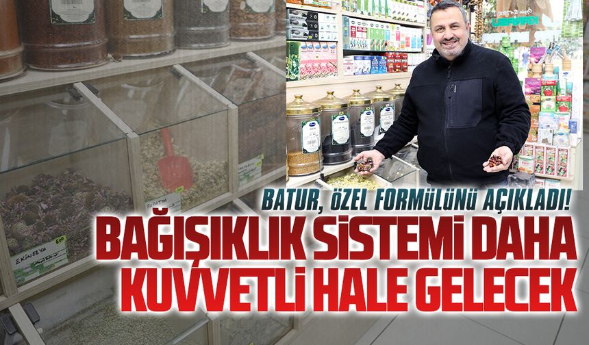 Karasu Aktar Baharat İşletmecisi Özgür Batur’dan, grip çayı önerisi