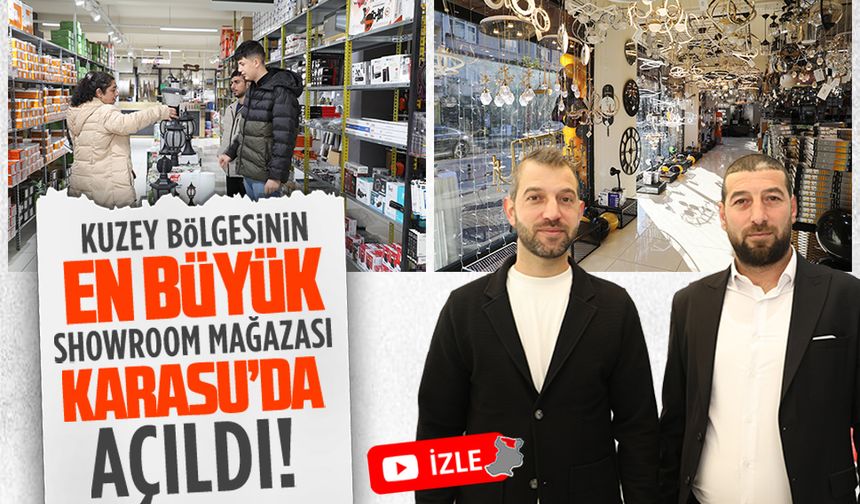 Enerji Elektrik ve Elektro Market, Karasu’da hizmete girdi