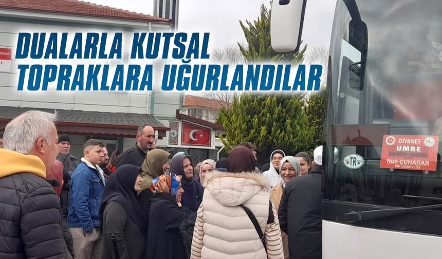 Çuhadar rehberliğinde 20 kişi daha kutsal topraklara gitti