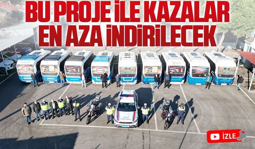 Meydana gelen kazalar, afişlerle en aza indirilecek