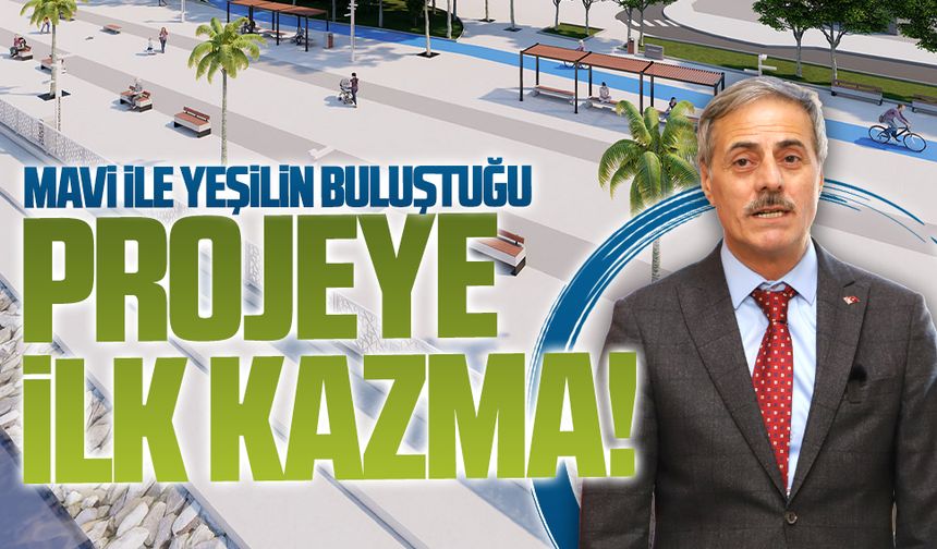 Karasu sahil düzenleme ve rekreasyon projesinin temeli atılıyor