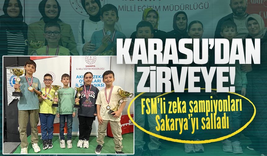 Akıl ve Zeka Oyunları’nda FSM İlkokulu Sakarya’ya damga vurdu