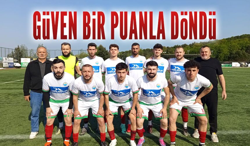 Güven bir puanla döndü