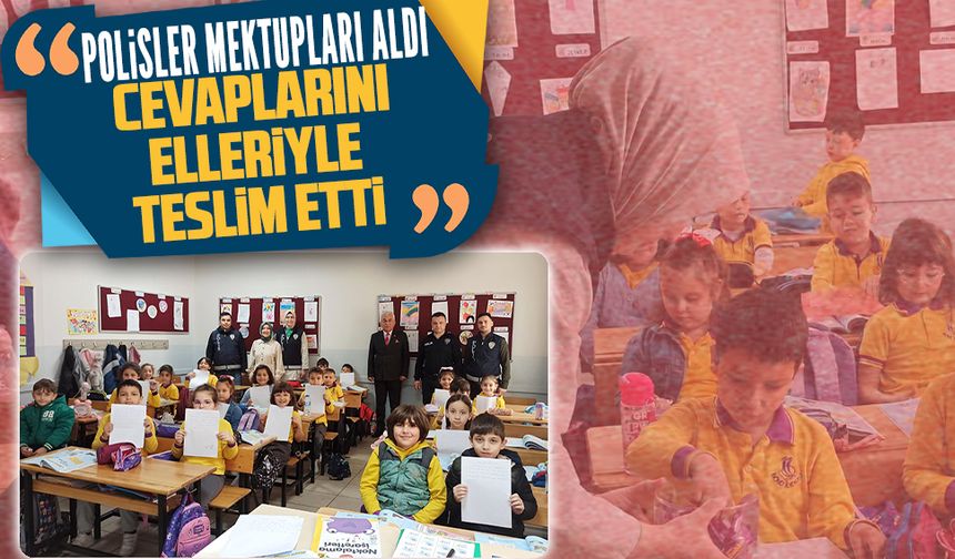 Emniyetten öğrencilere hem cevap hem ziyaret