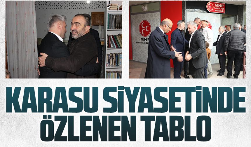Karasu siyasetinde özlenen tablo