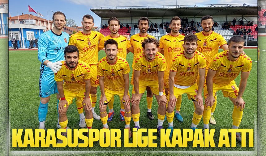 Karasuspor lige kapak attı