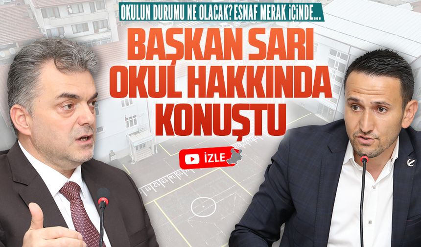 Başkan Sarı, İnönü’nün son durumu hakkında konuştu