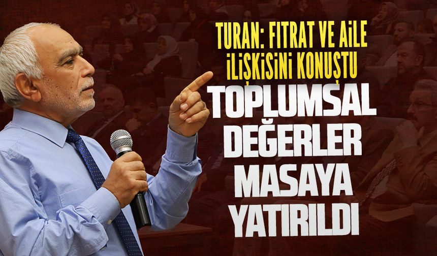 Karasu’da “Fıtratın korunması ve aile” konferansı düzenlendi