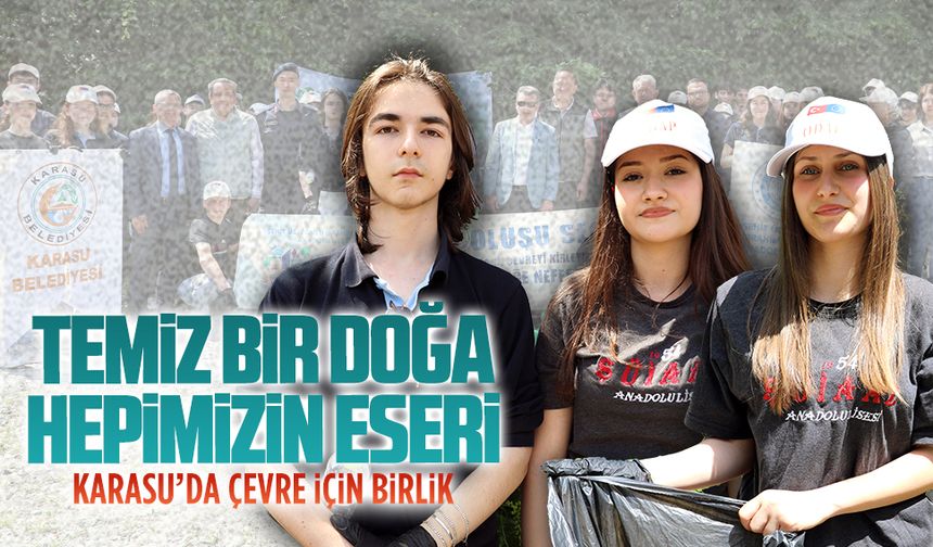 Karasu’da ormanlar için örnek dayanışma
