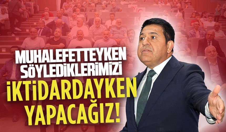Saadet Partisi TBMM Grup Başkanı Bülent Kaya, Karasu’da konuştu