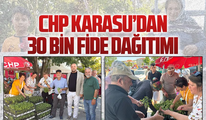Domates ve biber fideleri Karasu’nun dört bir yanına ulaştı