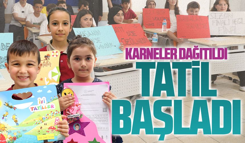 Karasu’da 12 bin 111 öğrenci karne heyecanı yaşadı