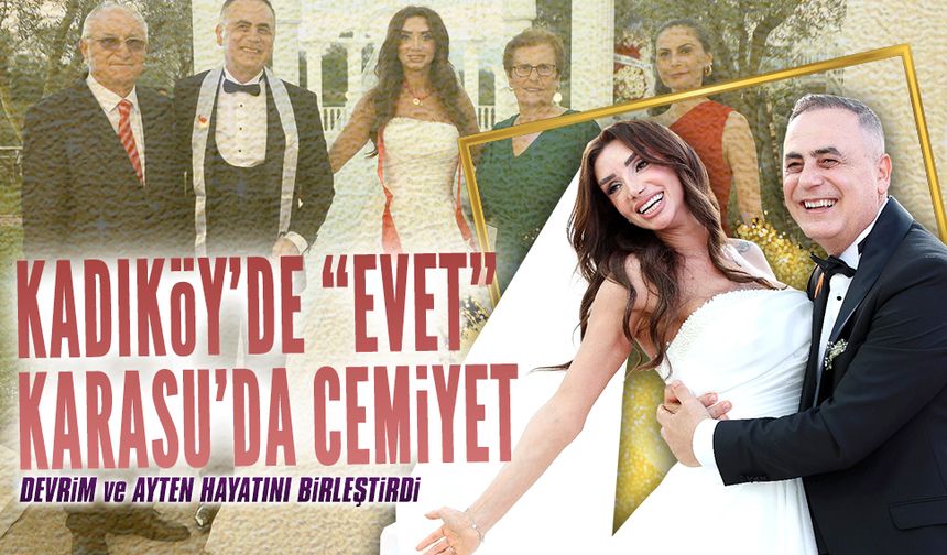 Devrim Ersöz ve Ayten Akardaş çifti evlendi