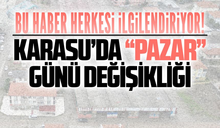 Karasu Halk Pazarı’nda yaz mesaisi başlıyor