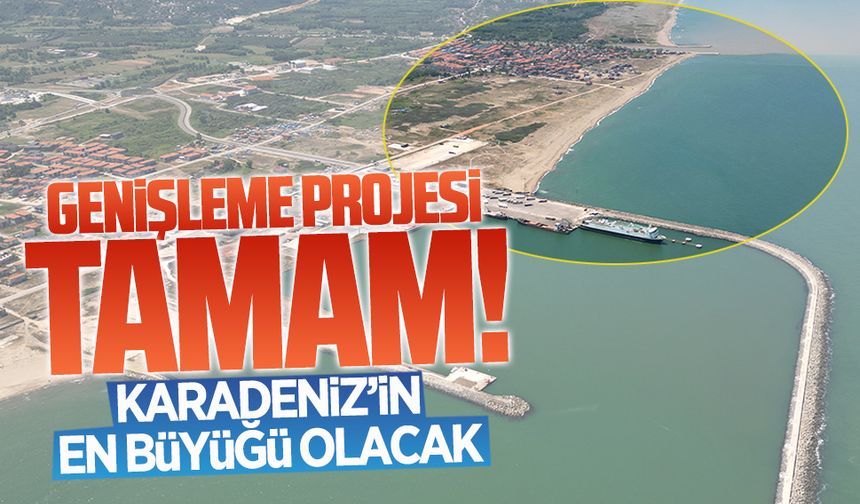 Karasu Limanı’nın genişleme projesi tamam! İşte detaylar…