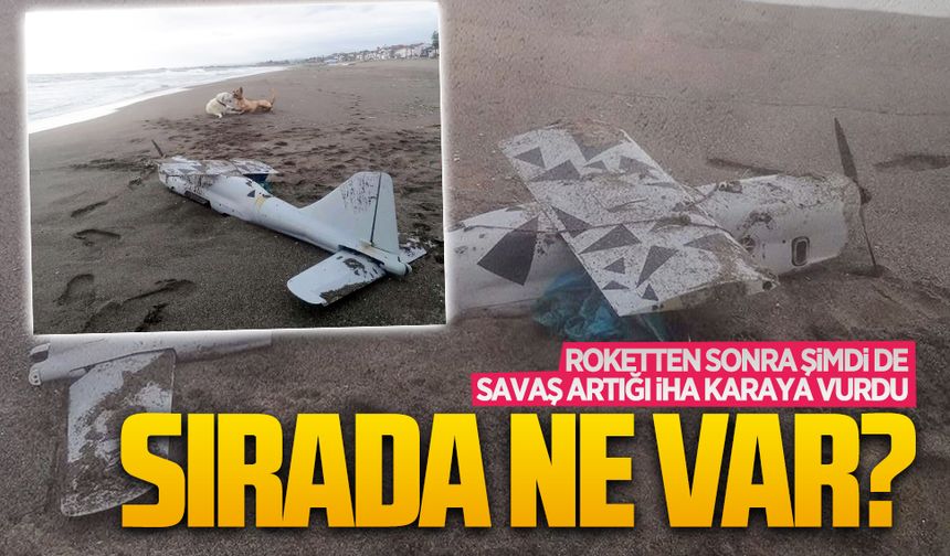 Bunu da gördük: Karasu sahiline İHA vurdu!