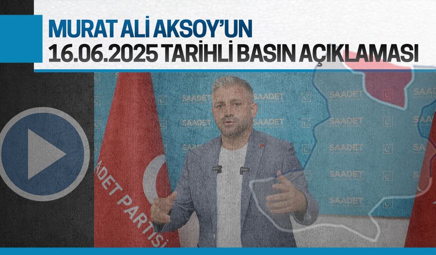 Murat Ali Aksoy: Geçmiş olsun Karasu!