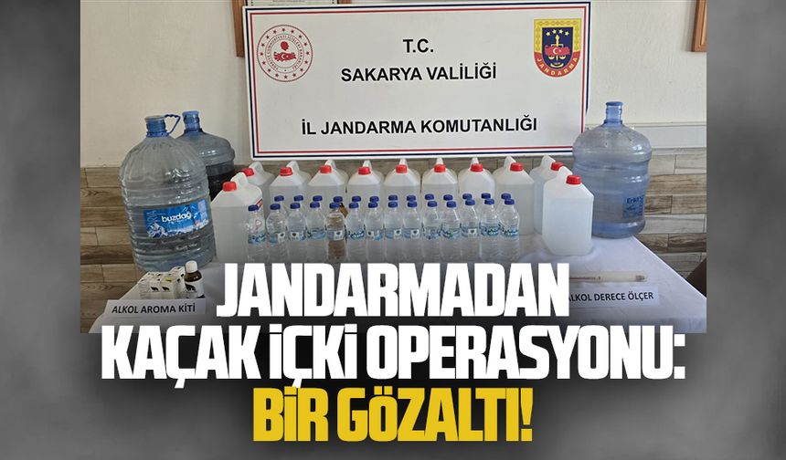 Karasu’da kaçak alkol operasyonu